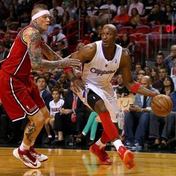 Lamar Odom jugando al baloncesto con Los Angeles Clippers