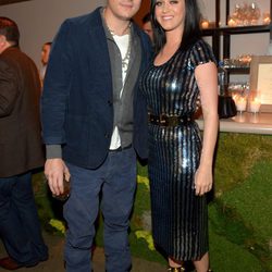 Katy Perry y John Mayer en una fiesta benéfica contra el cáncer
