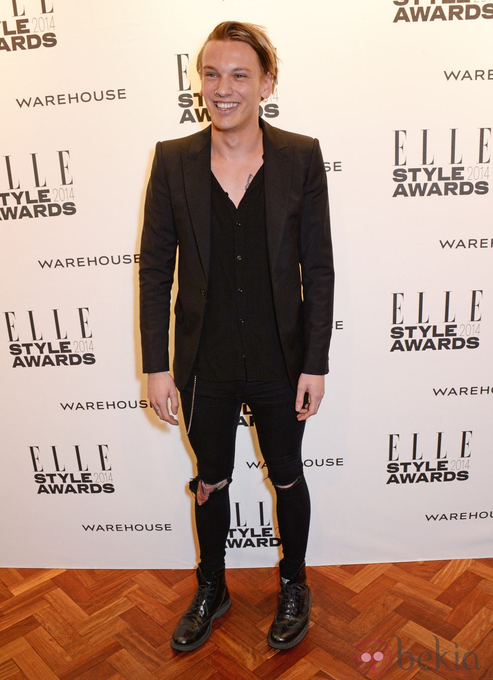 Jamie Campbell Bower en los Elle Style Awards 2014