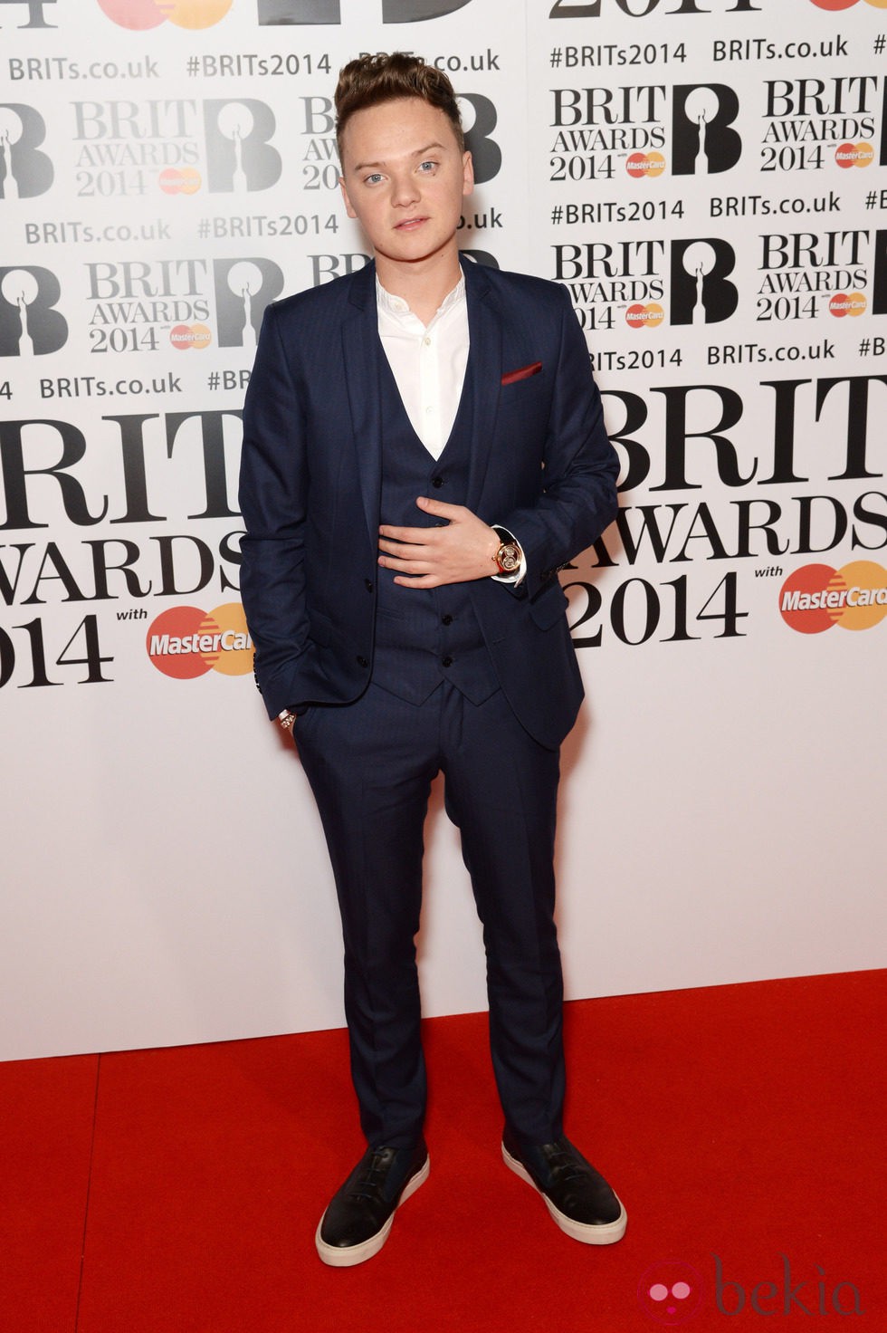 Conor Maynard en los Brit Awards 2014