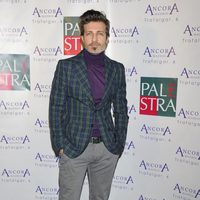 Jesús Olmedo en la fiesta de aniversario de un gimnasio