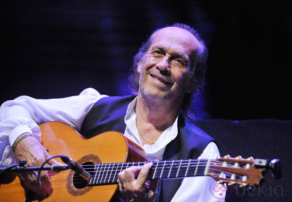 Paco de Lucía durante un concierto en República Checa