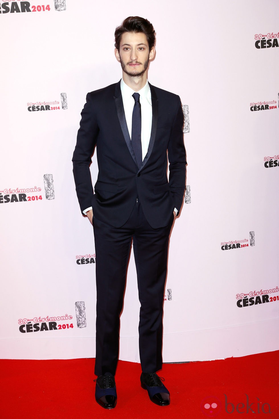 Pierre Niney en los Premios César 2014