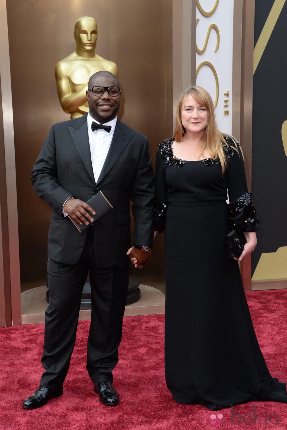Steve McQueen en la alfombra roja de los Oscar 2014