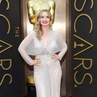 Julie Delpy en la alfombra roja de los Oscar 2014