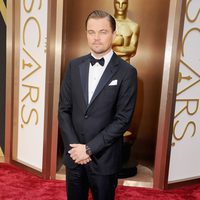 Leonardo DiCaprio en la alfombra roja de los Oscar 2014