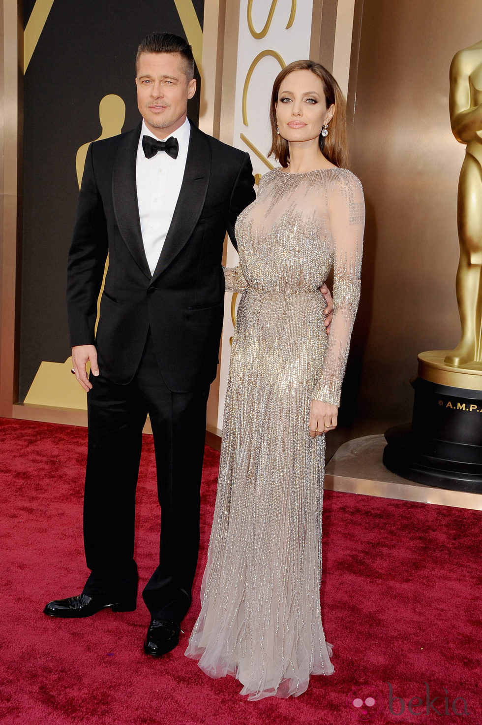 Brad Pitt y Angelina Jolie en los Oscar 2014