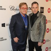 Elton John con David Furnish en la fiesta post Oscar 2014 que ha organizado
