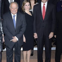 Los Príncipes Felipe y Letizia en el homenaje a Enrique V. Iglesias