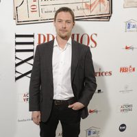 Jan Cornet en la entrega de los Premios Unión de Actores 2014