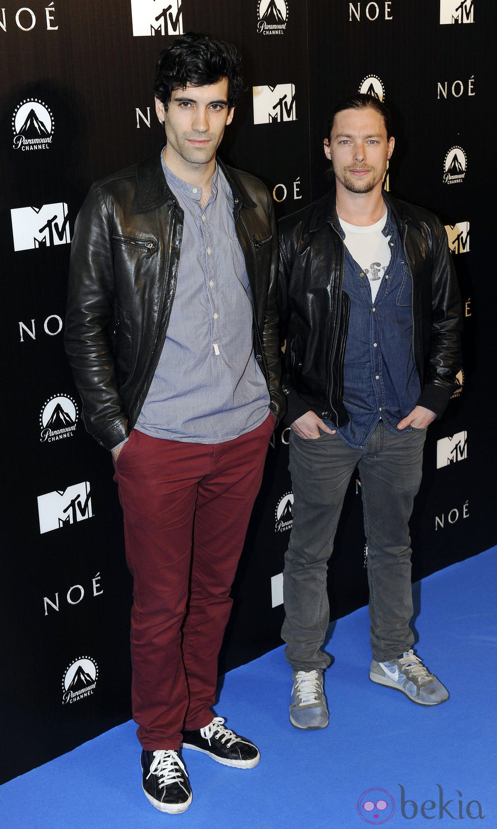 Tamar Novas y Jan Cornet en el estreno de 'Noé' en Madrid