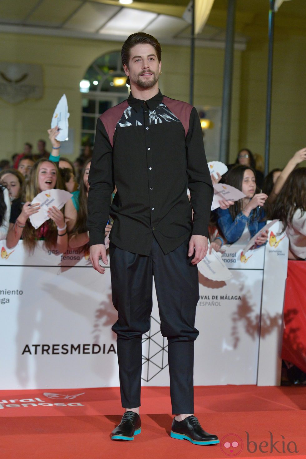 Luis Fernández en el estreno de 'Carmina y Amén' en el Festival de Málaga 2014