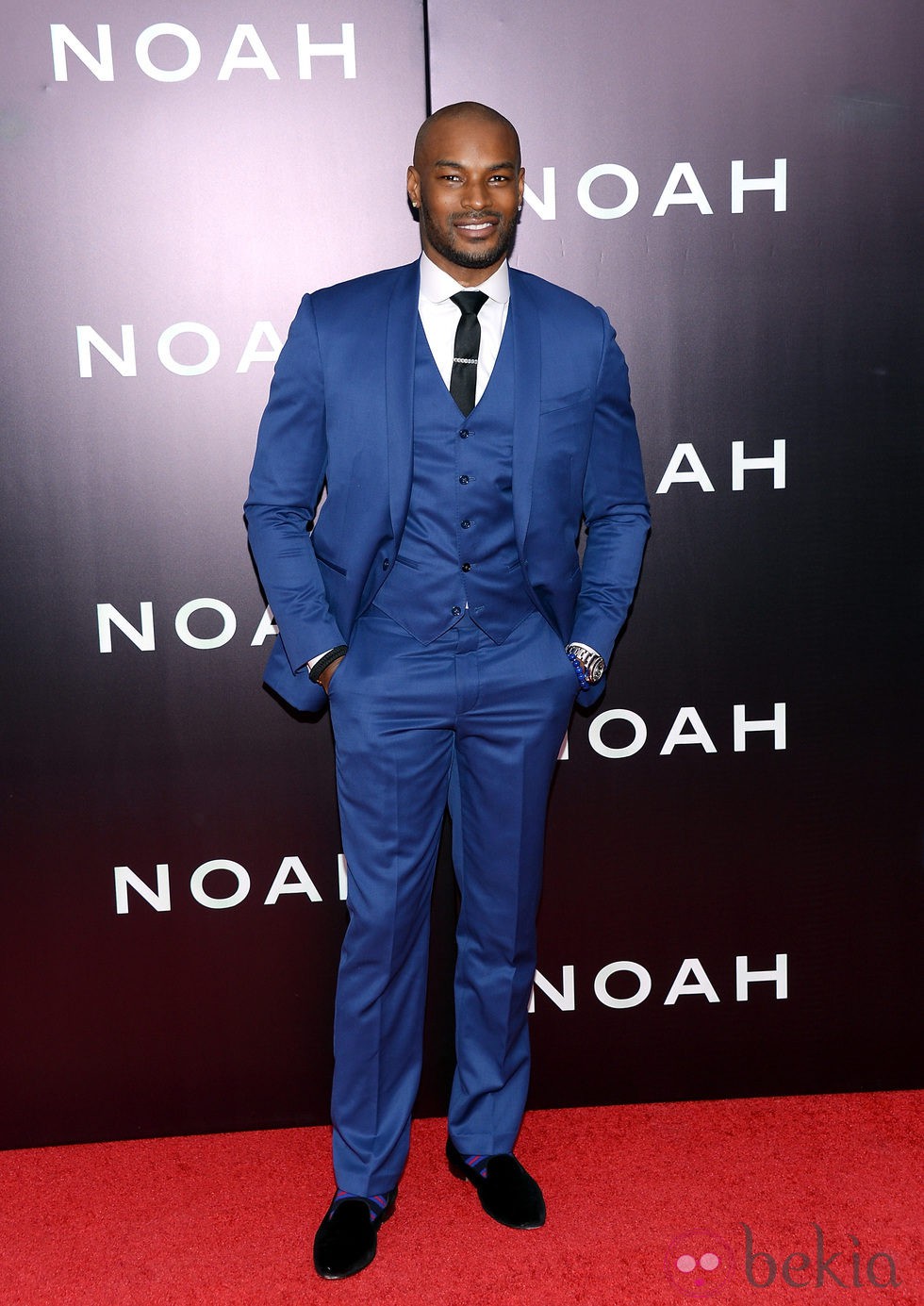 Tyson Beckford en el estreno de 'Noé' en Nueva York