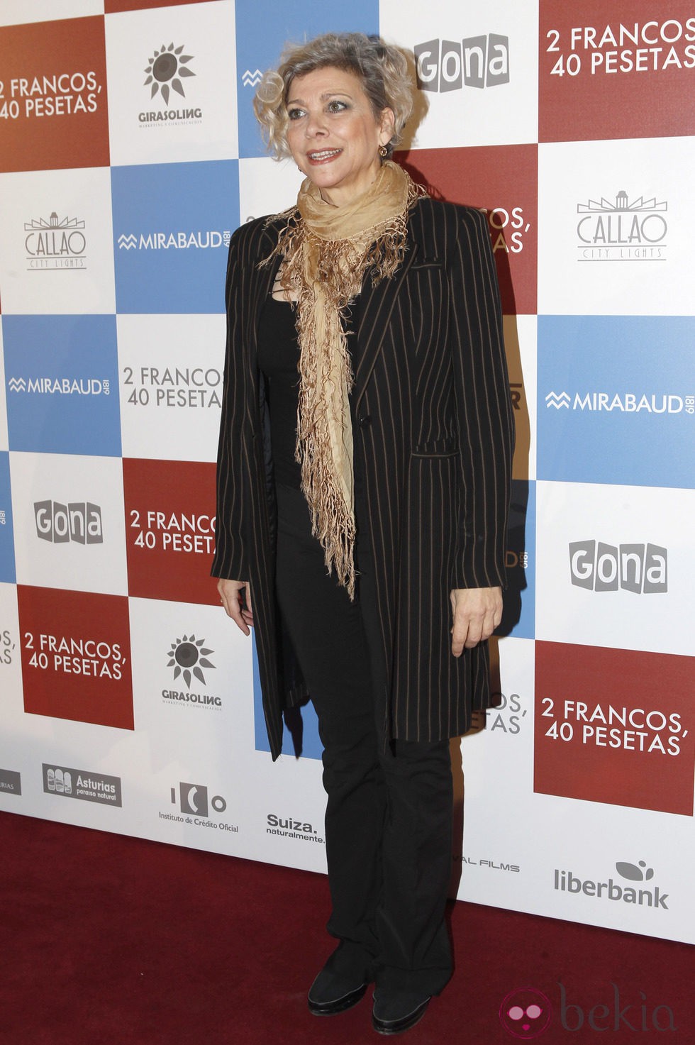 Kiti Mánver en el estreno de '2 francos, 40 pesetas'