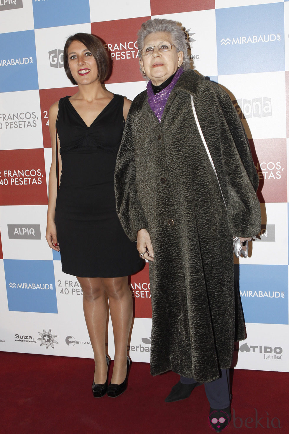 Pilar Bardem en el estreno de '2 francos, 40 pesetas'