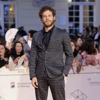 Álvaro Cervantes en la gala de clausura del Festival de Málaga 2014
