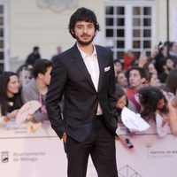 Javier Pereira en la gala de clausura del Festival de Málaga 2014