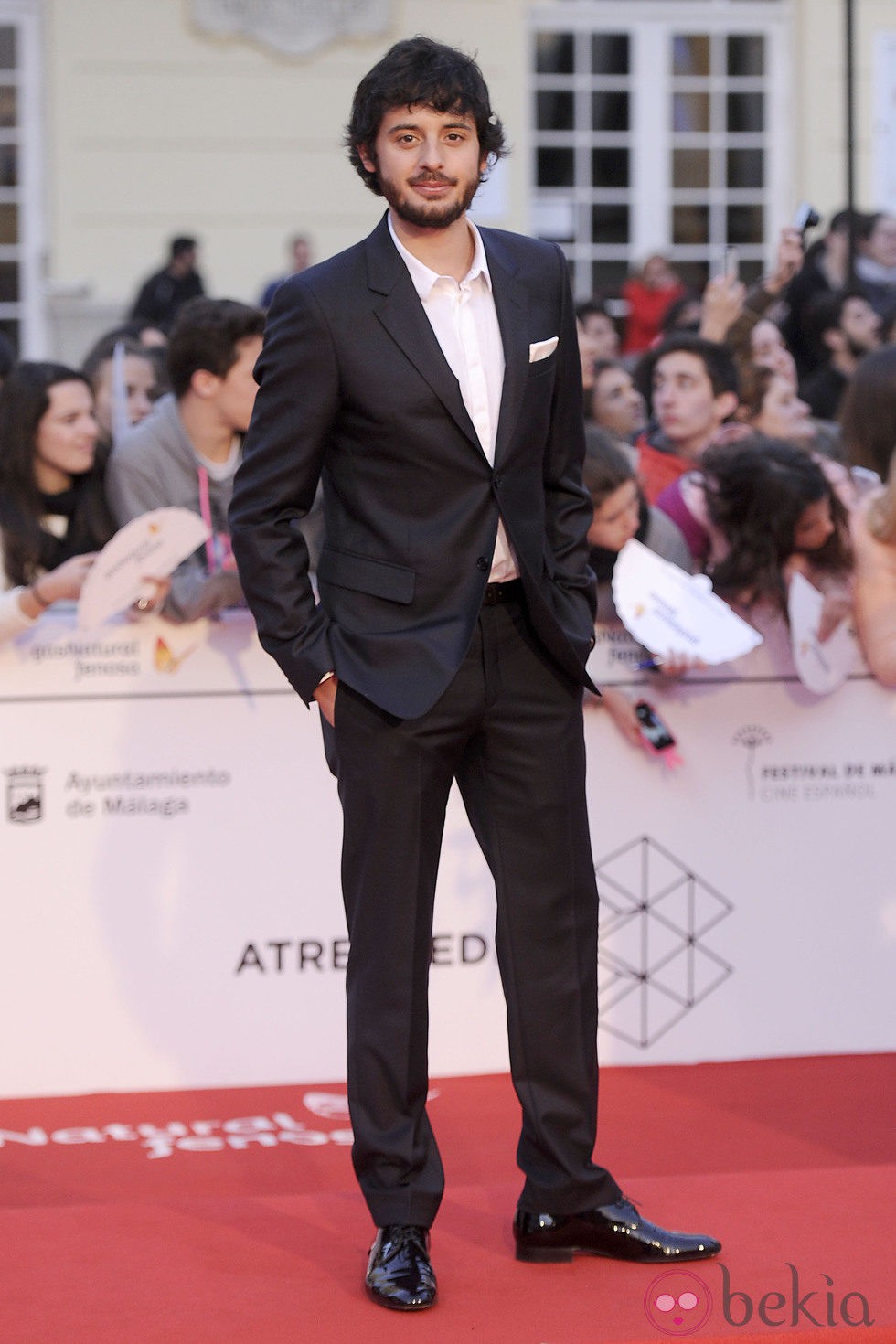 Javier Pereira en la gala de clausura del Festival de Málaga 2014