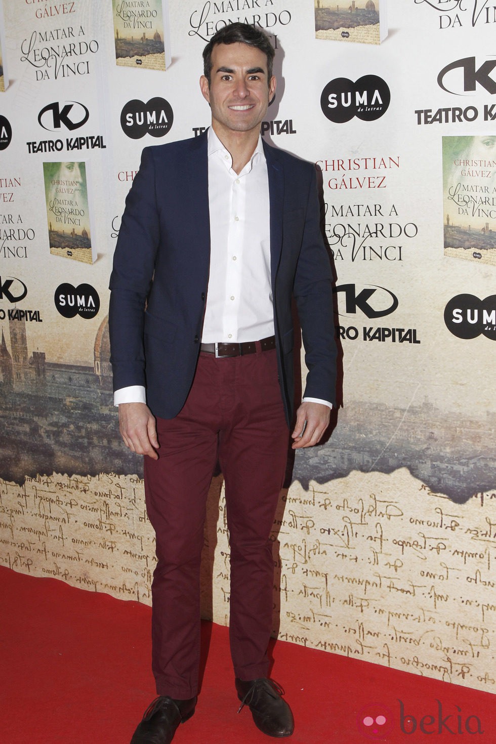 Daniel Muriel en la presentación del libro 'Matar a Leonardo da Vinci'