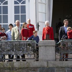 La Familia Real Danesa al completo celebra el 74 cumpleaños de la Reina Margarita