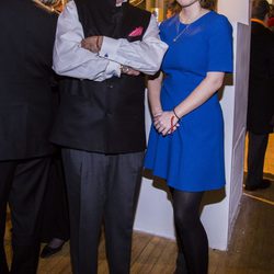 La Princesa Eugenia de York con Mark Shand en un evento en Nueva York