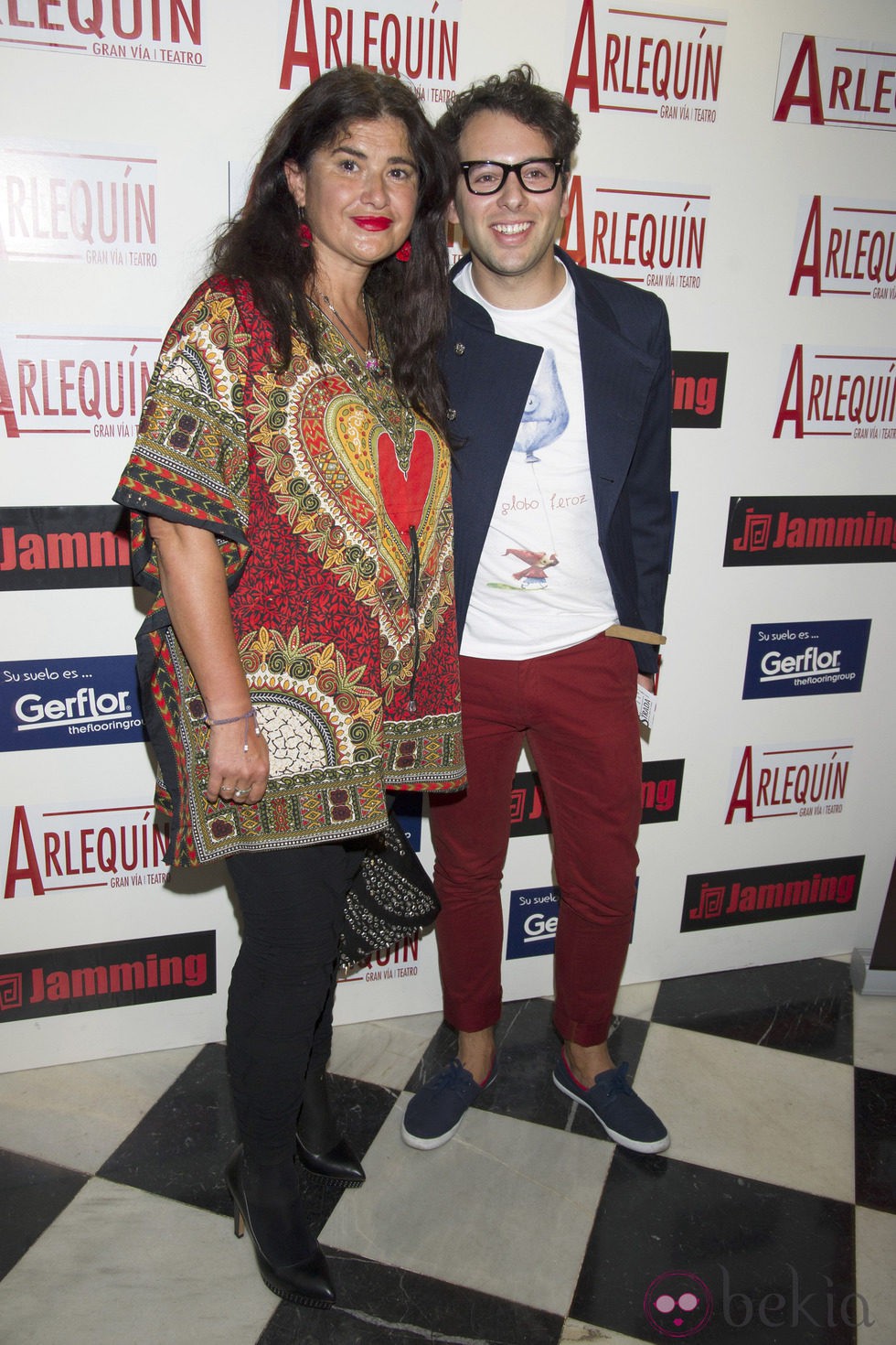 Lucía Etxebarría en el estreno de 'Una historia de amor y miedo'