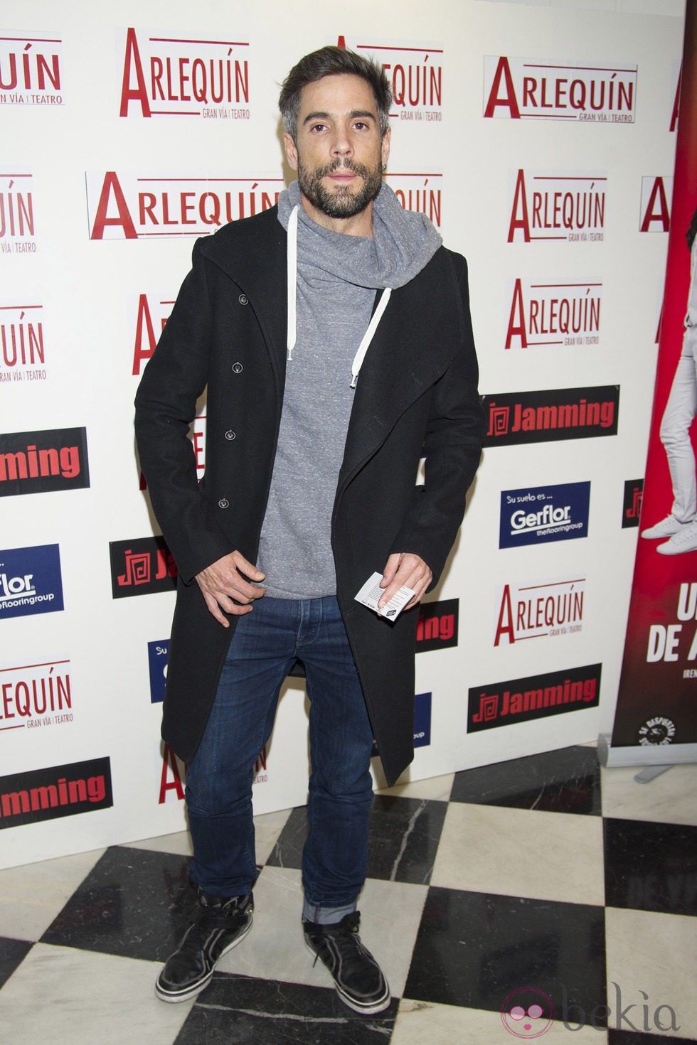 Unax Ugalde en el estreno de 'Una historia de amor y miedo'