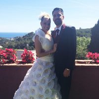 María Lapiedra y Marc Amigó en su boda en Barcelona