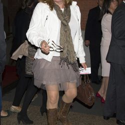 Marta Valverde en el concierto de Juan Losada