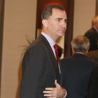 El Príncipe Felipe en la reunión anual del Real Instituto Elcano