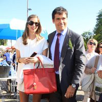 Luis Alfonso de Borbón y Margarita Vargas en la Feria de Sevilla 2014