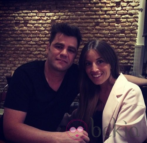 Fonsi Nieto y Marta Castro celebrando su primer año de amor