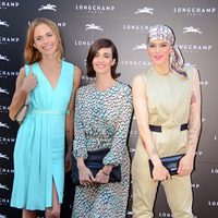 Verónica Blume, Bimba Bosé y Paz Vega en la apertura de una tienda de Longchamp