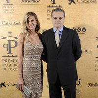 Ramón García y Patricia Cerezo en la entrega del Premio Paquiro 2014