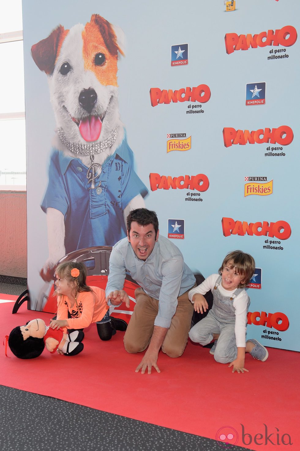 Arturo Valls en la premiere de 'Pancho, el perro millonario' en Madrid