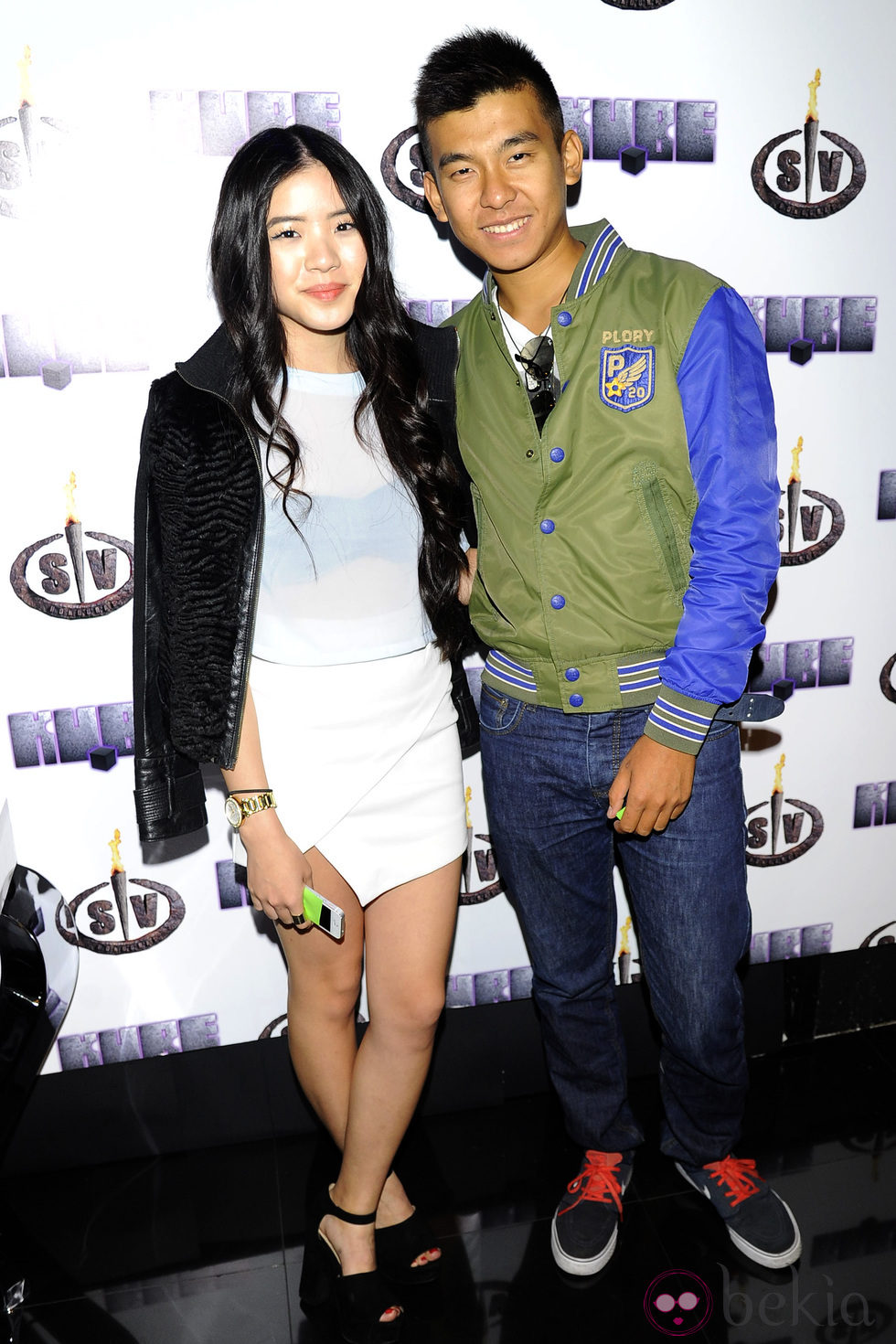 Yong Li y su novia en la fiesta final de 'Supervivientes 2014'