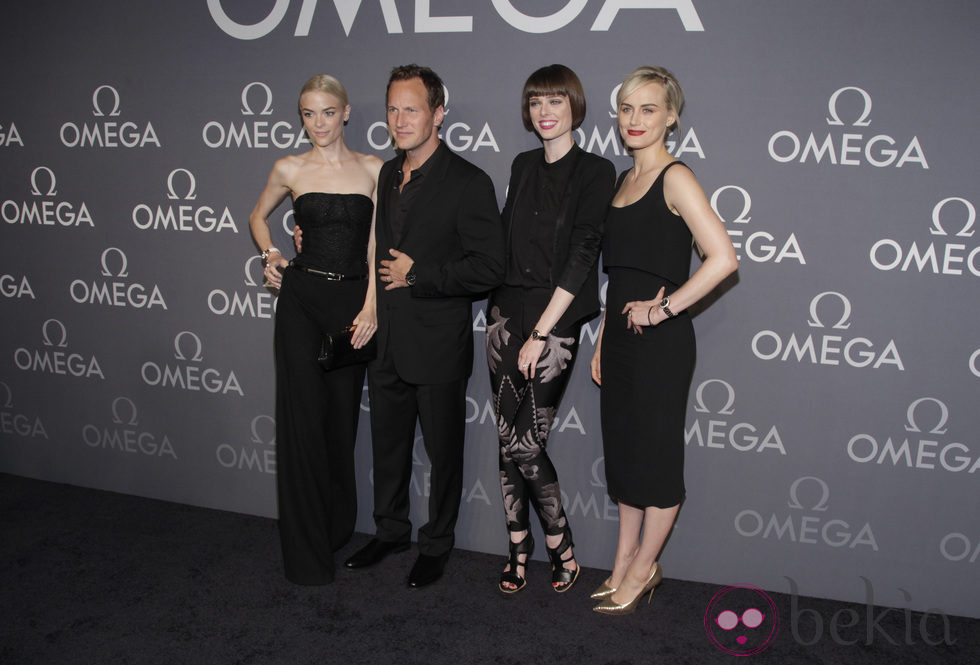 Jaime King, Patrick Wilson, Coco Rocha y Taylor Schilling en la Fiesta Omega Speedmaster Dark Side of the Moon