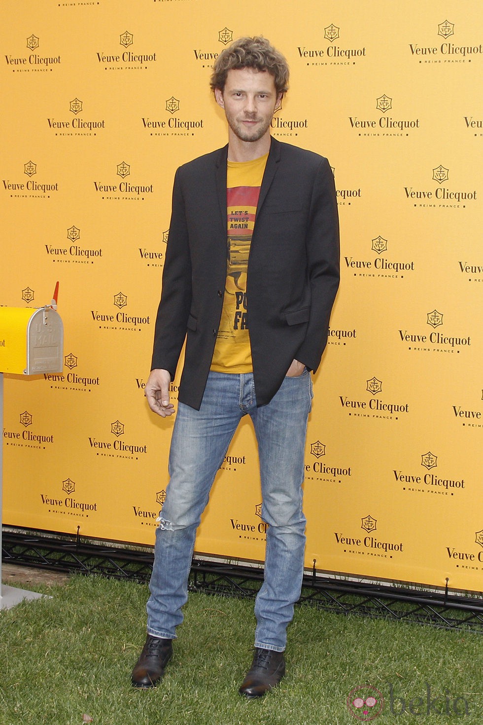 Eloy Azorín en la fiesta de Veuve Clicquot