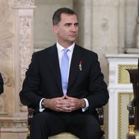 El Príncipe Felipe en la firma de la Ley de Abdicación del Rey Juan Carlos