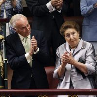Los Duques de Soria y la infanta Margarita en el primer discurso de Felipe VI como Rey de España