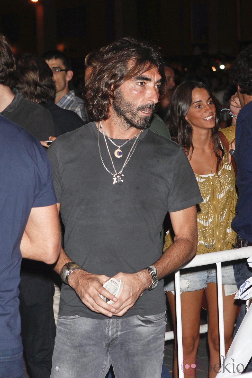 Javier Hidalgo en el concierto de Maná en Madrid