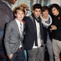 One Direction en el estreno de Harry Potter