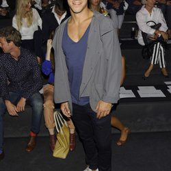 Ricard Sales en el desfile de Juanjo Oliva en Cibeles