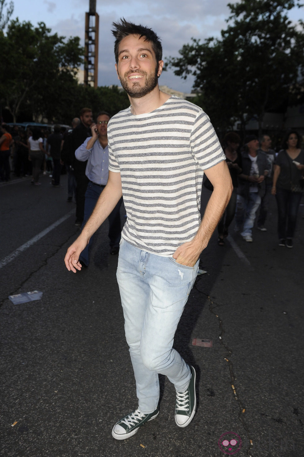 Dani Martínez en el concierto de los Rolling Stones en Madrid