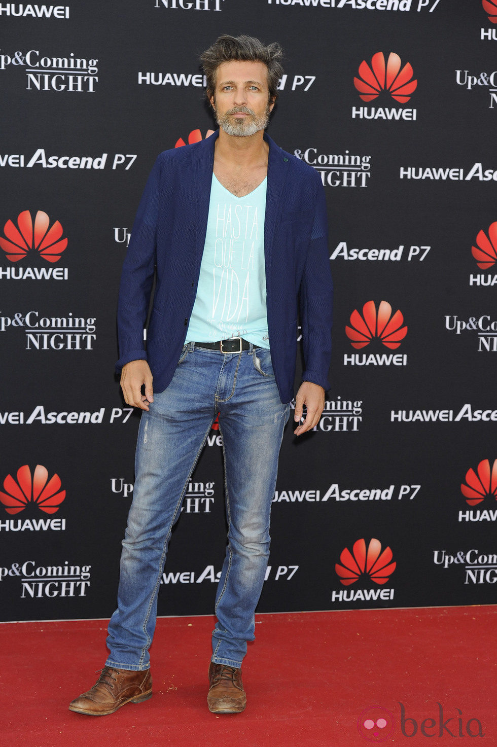 Jesús Olmedo en la fiesta de una firma de smartphones