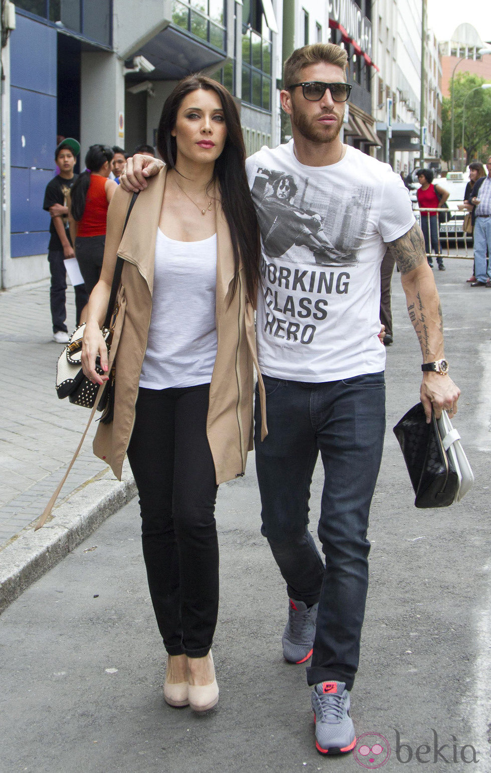 Pilar Rubio y Sergio Ramos inscriben a su hijo Sergio en el Registro Civil