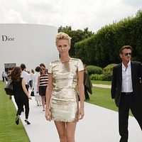 Charlize Theron en el desfile de Dior de la Semana de la Alta Costura de París otoño/invierno 2014