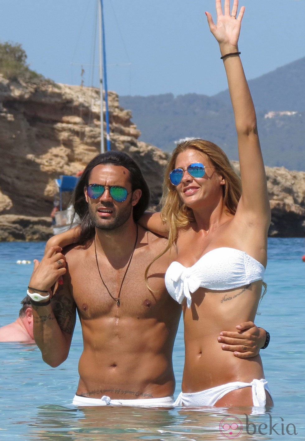 Elisabeth Reyes y Sergio Sánchez pasan sus primer verano de casados en Ibiza