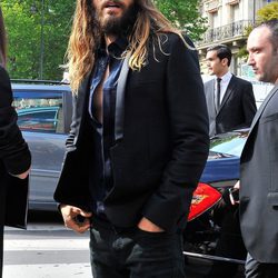 Jared Leto en el desfile de Giorgio Armani de la Semana de la Alta Costura de París otoño/invierno 2014