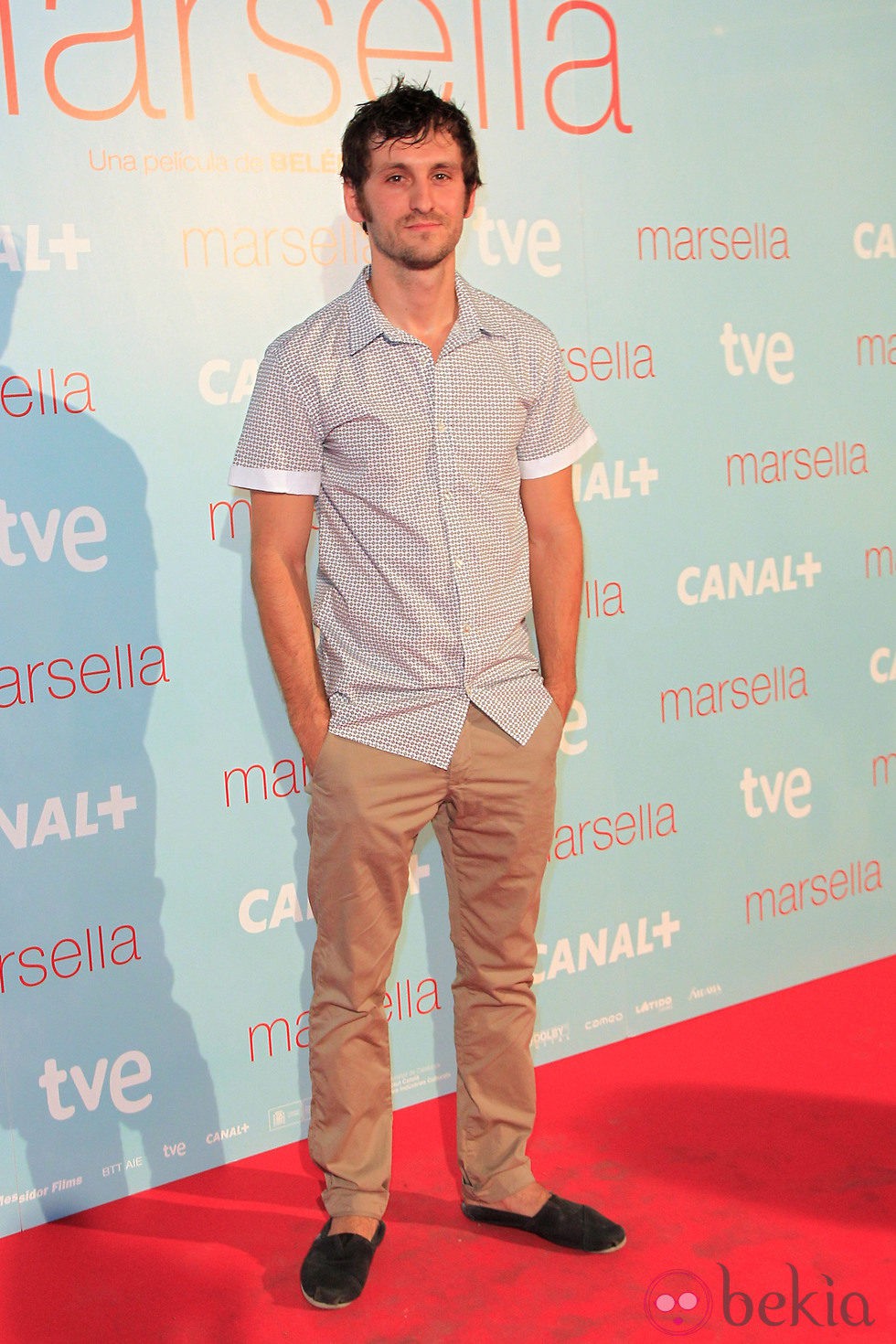 Raúl Arévalo en la premier de 'Marsella' en Madrid
